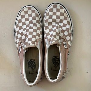 Womens check Vans